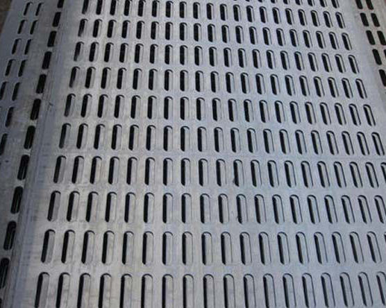 Slot hole perforated sheets